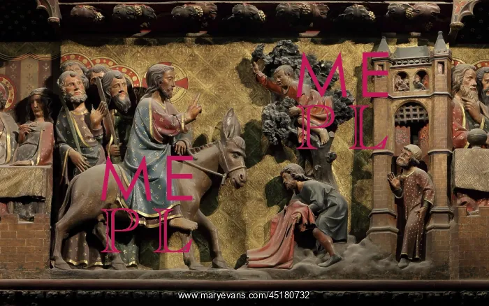 : Entry into Jerusalem, choir screen, Cathedrale : Entry into Jerusalem, choir screen, Cathedrale