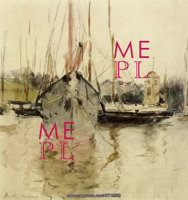 : Entry to the Midina in the Isle of Wight, by Berthe Morisot : Entry to the Midina in the Isle of Wight, by Berthe Morisot