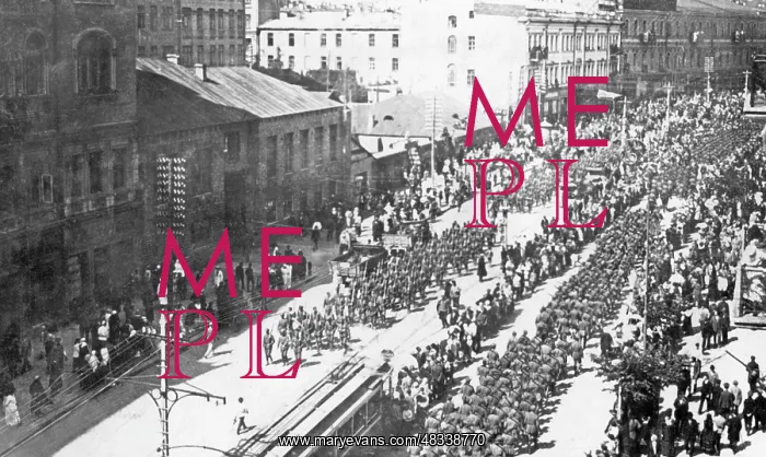 : Entry of the Polish army in Kiev, 1920 : Entry of the Polish army in Kiev, 1920