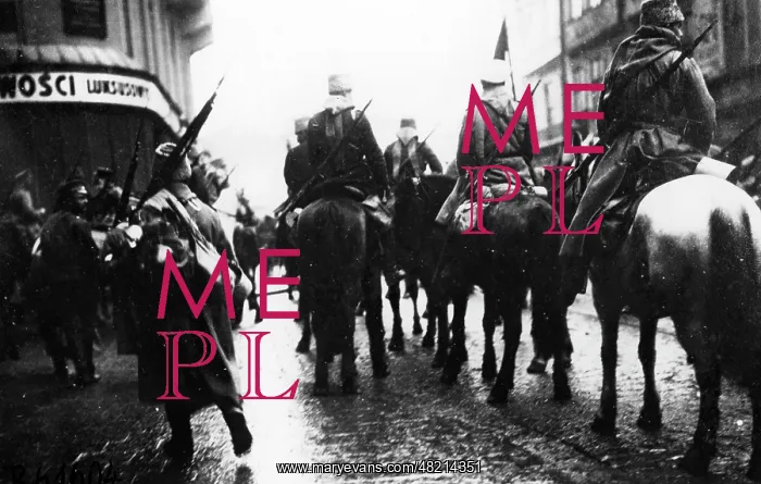 : Entry of Russian cavalry in Lviv, 1914 : Entry of Russian cavalry in Lviv, 1914