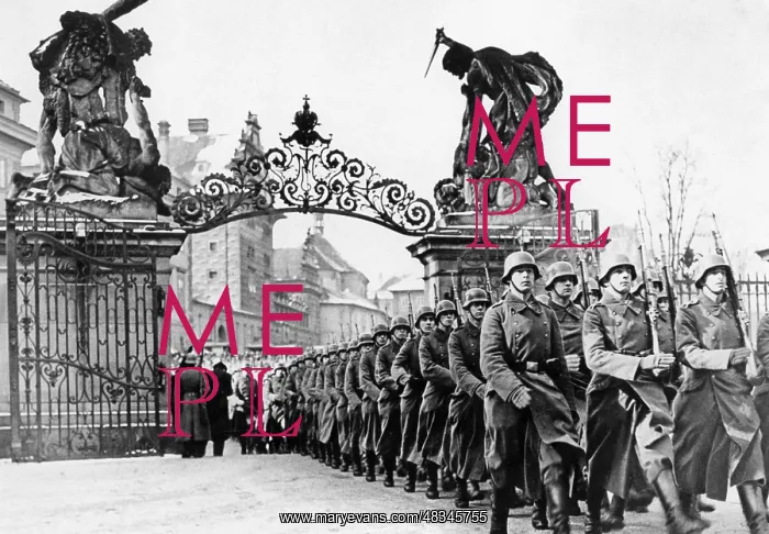 : Entry of the Wehrmacht in Prague, 1939 : Entry of the Wehrmacht in Prague, 1939