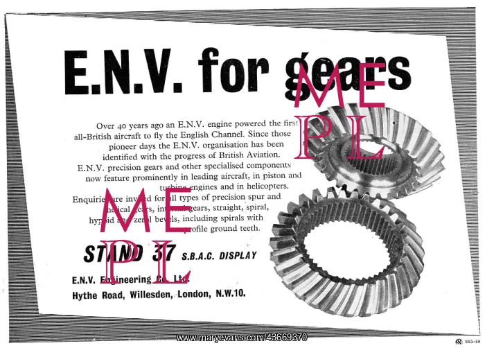 : ENV Engineering Gears For Aircraft : ENV Engineering Gears For Aircraft