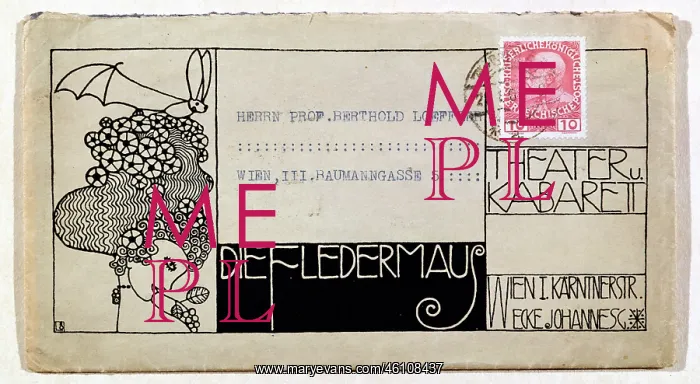 : Envelope of the Cabaret Fledermaus : Envelope of the Cabaret Fledermaus