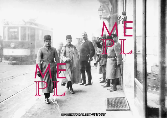 : Enver Pasha in Bucharest, 1917 : Enver Pasha in Bucharest, 1917