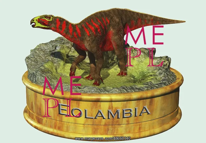 : Eolambia caroljonesa dinosaur : Eolambia caroljonesa dinosaur