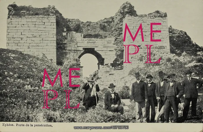  : Ephesus  /  Turkey. Pursuit Gate. Picture postcard. About 1910. Photograph