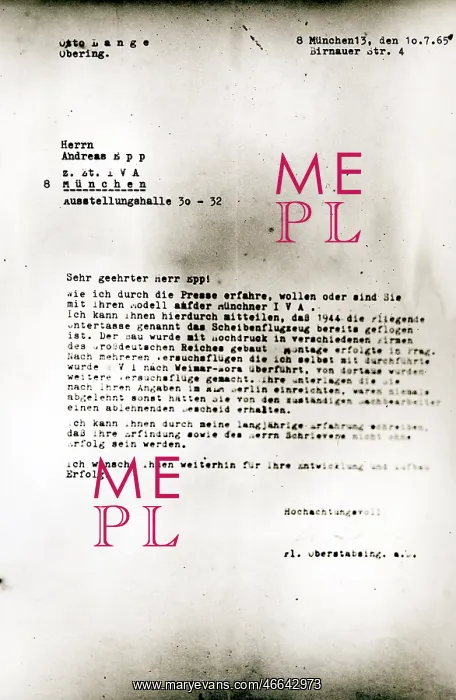 : Epp, Joseph Andreas, 1914 - 1997, German inventor : Epp, Joseph Andreas, 1914 - 1997, German inventor