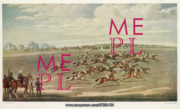 : Epsom Races - circa 1830 : Epsom Races - circa 1830