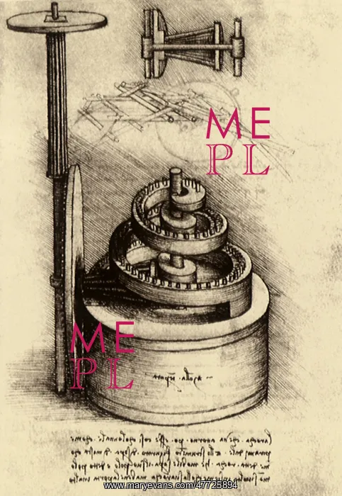 : System for Equalising the Release of a Spring, by da Vinci : System for Equalising the Release of a Spring, by da Vinci