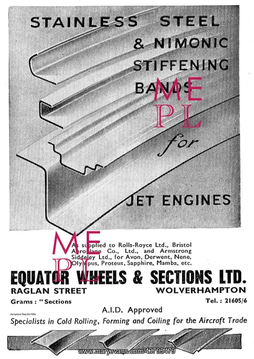 : Equator Wheels & Sections Nimonic Stiffening : Equator Wheels & Sections Nimonic Stiffening