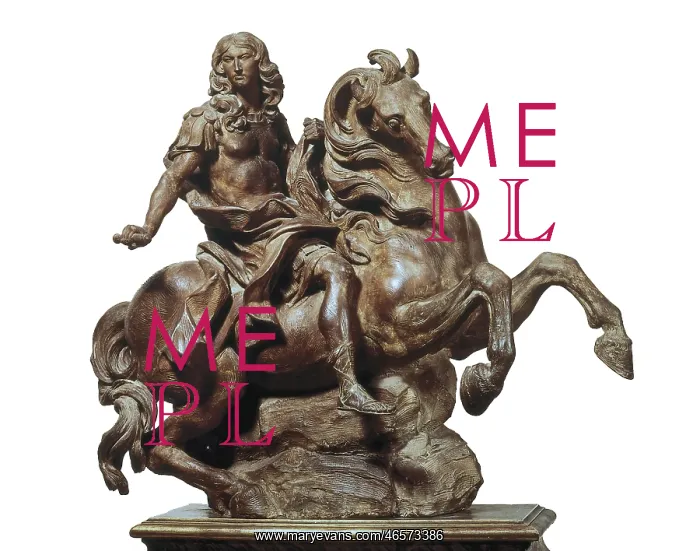 : Equestrian statue of King Louis XIV, by Bernini : Equestrian statue of King Louis XIV, by Bernini