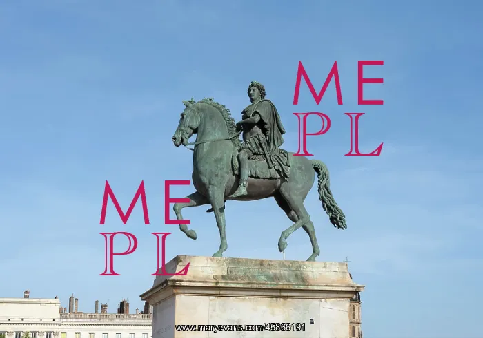 : Equestrian statue, Lyon, France : Equestrian statue, Lyon, France