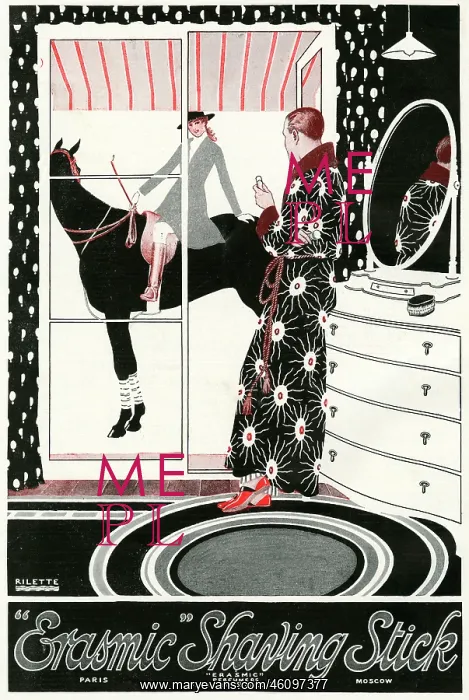  : Erasmic Shaving Stick advertisement, 1918