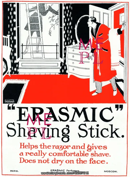 : Erasmic Shaving Stick advert, WW1 : Erasmic Shaving Stick advert, WW1