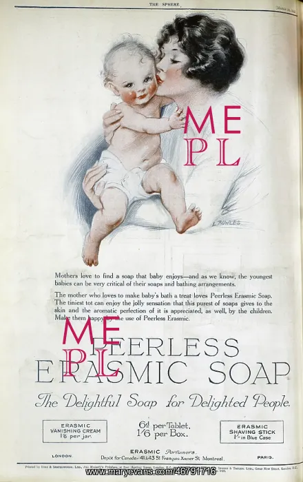 : Erasmic soap advert : Erasmic soap advert