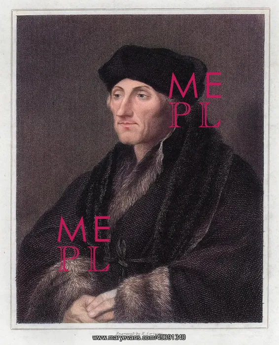: ERASMUS. DESIDERIUS ERASMUS (1466 - 1536), Dutch humanist : ERASMUS. DESIDERIUS ERASMUS (1466 - 1536), Dutch humanist