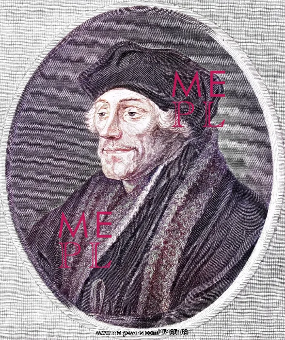  : ERASMUS. DESIDERIUS ERASMUS (1466 - 1536), Dutch humanist