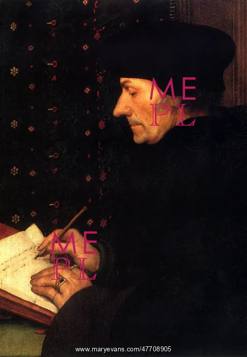  : Erasmus, by Holbein