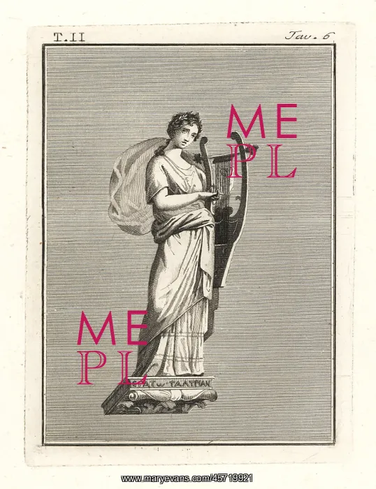 : Erato, muse of lyric poetry : Erato, muse of lyric poetry