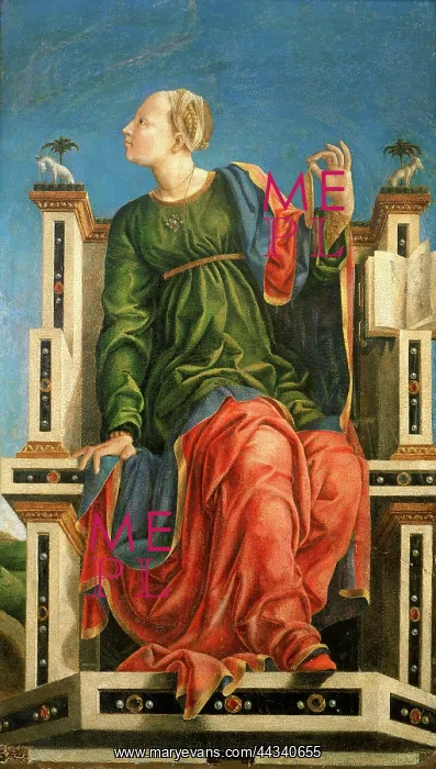 : Erato, painting by Angelo Macagnino : Erato, painting by Angelo Macagnino