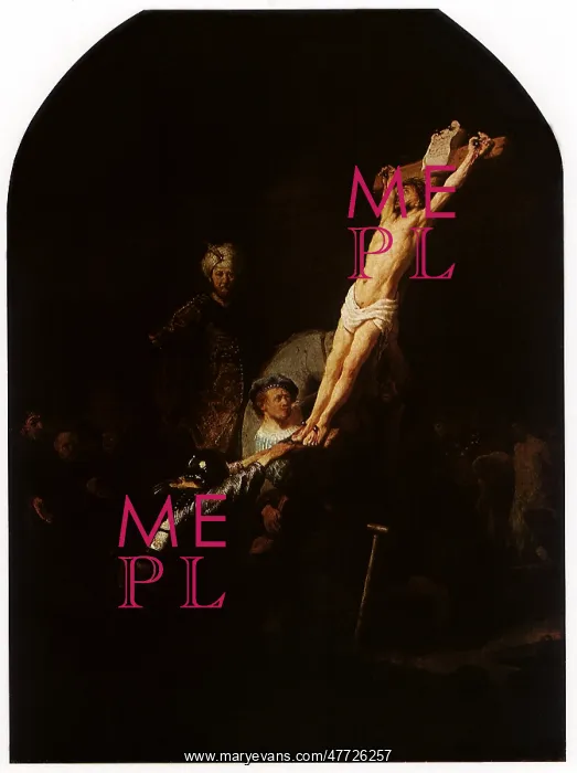 : The Erection of the Cross, by Rembrandt : The Erection of the Cross, by Rembrandt