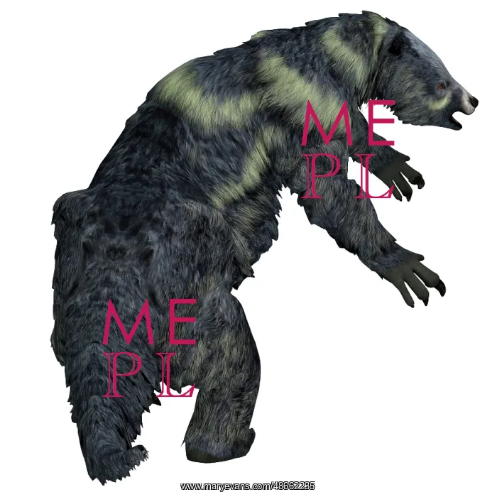 : Eremotherium ground sloth : Eremotherium ground sloth