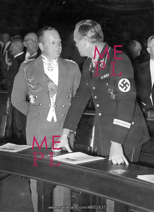 : Erhard Milch with Joachim von Ribbentrop : Erhard Milch with Joachim von Ribbentrop
