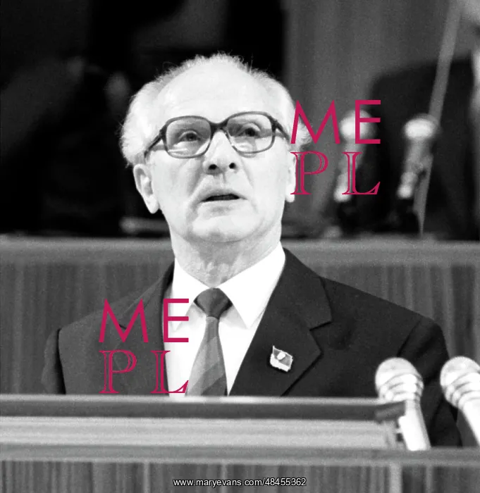 : Erich Honecker, General Secretary of the Central : Erich Honecker, General Secretary of the Central