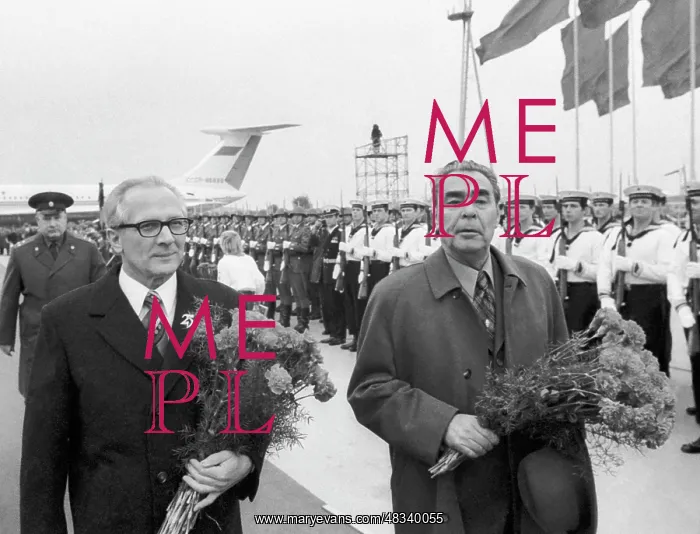 : Erich Honecker and Leonid Brezhnev, 1974 : Erich Honecker and Leonid Brezhnev, 1974
