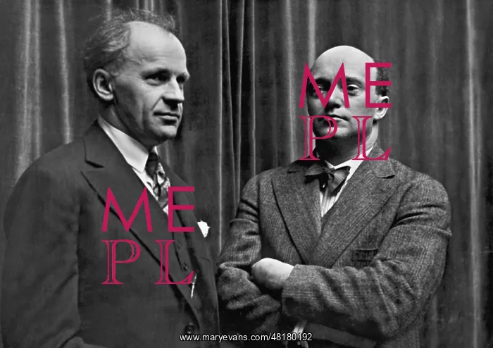 : Erich Kleiber and Wilhelm Backhaus, 1932 : Erich Kleiber and Wilhelm Backhaus, 1932