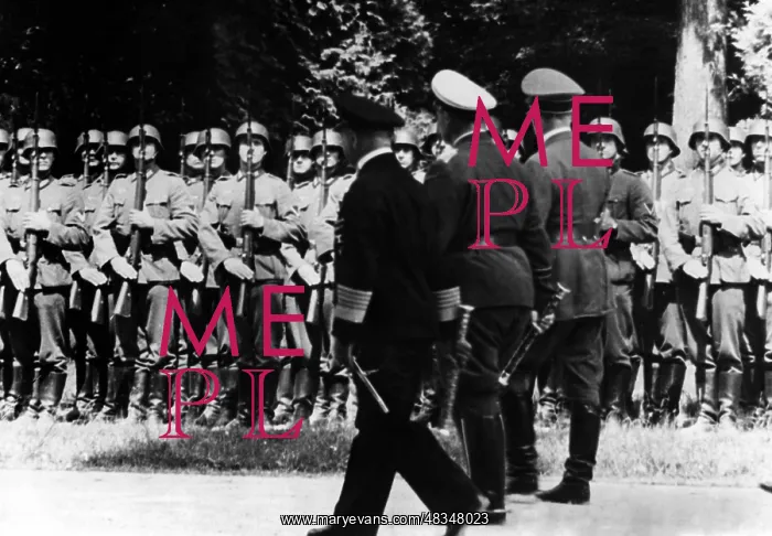 : Erich Raeder, Adolf Hitler and Hermann Goering : Erich Raeder, Adolf Hitler and Hermann Goering