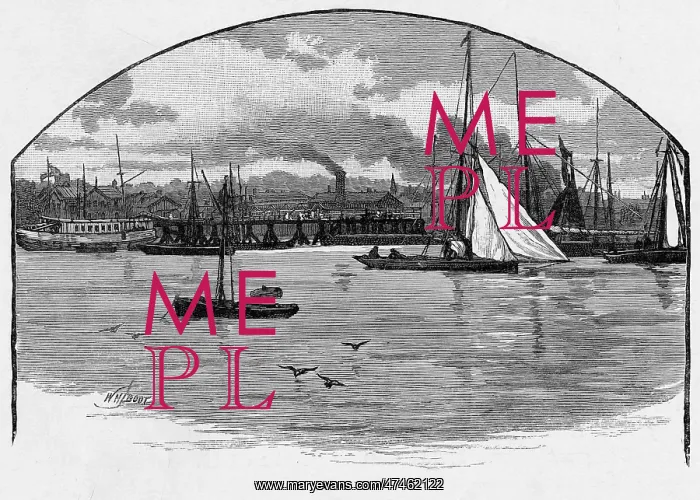  : ERITH. Erith, Kent, seen from the Thames