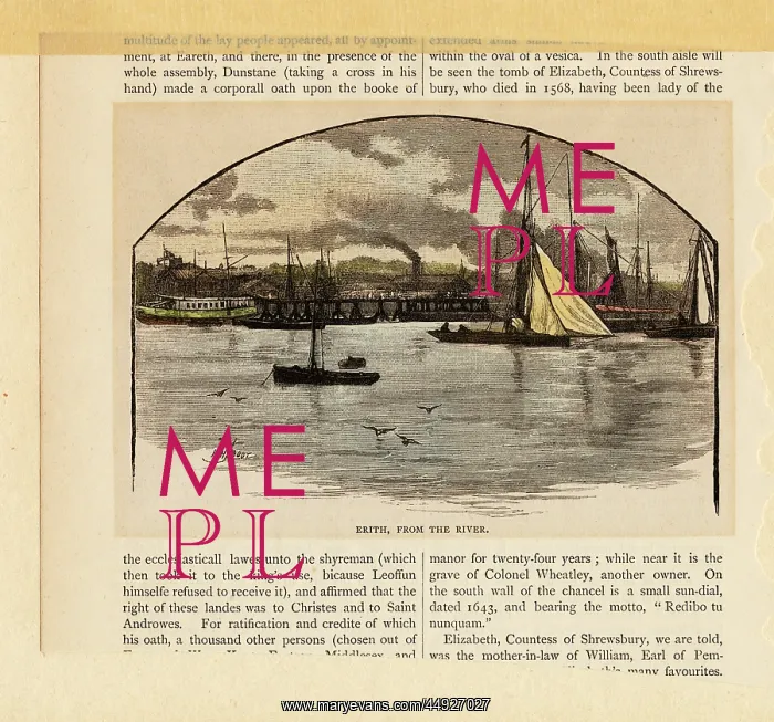 : Erith, from the river : Erith, from the river