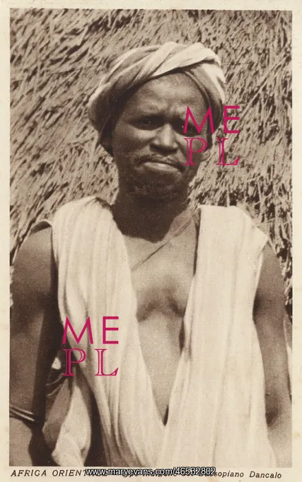 : Eritrea, Africa - Man from the Danakil Lowlands : Eritrea, Africa - Man from the Danakil Lowlands