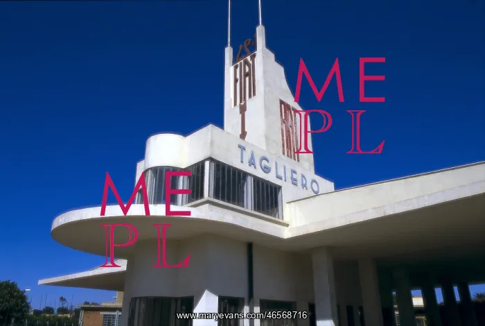 : ERITREA. Asmara. Old petrol station known as : ERITREA. Asmara. Old petrol station known as