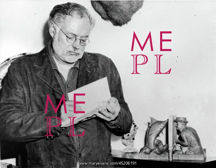 : ERNEST HEMINGWAY, The author autographs ? : ERNEST HEMINGWAY, The author autographs ?