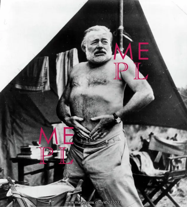 : ERNEST HEMINGWAY, The author taking an early ? : ERNEST HEMINGWAY, The author taking an early ?