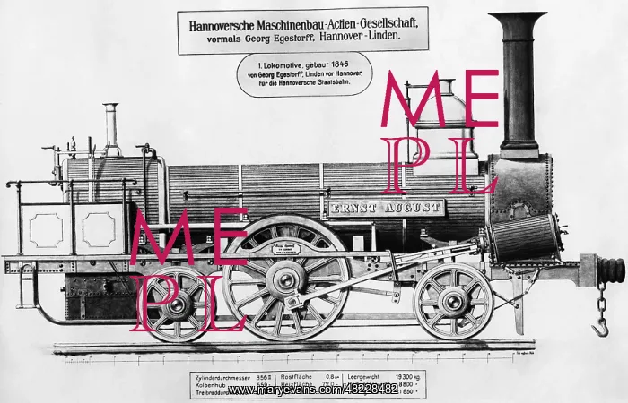 : Ernst August locomotive, 1846 : Ernst August locomotive, 1846