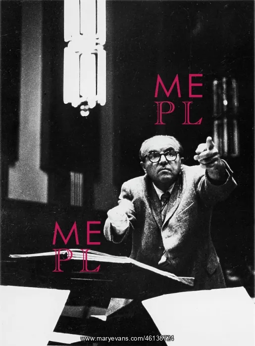 : Ernst Krenek at the rehearsal to Johnny : Ernst Krenek at the rehearsal to Johnny