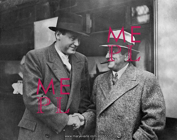 : Ernst Lubitsch arriving in London : Ernst Lubitsch arriving in London
