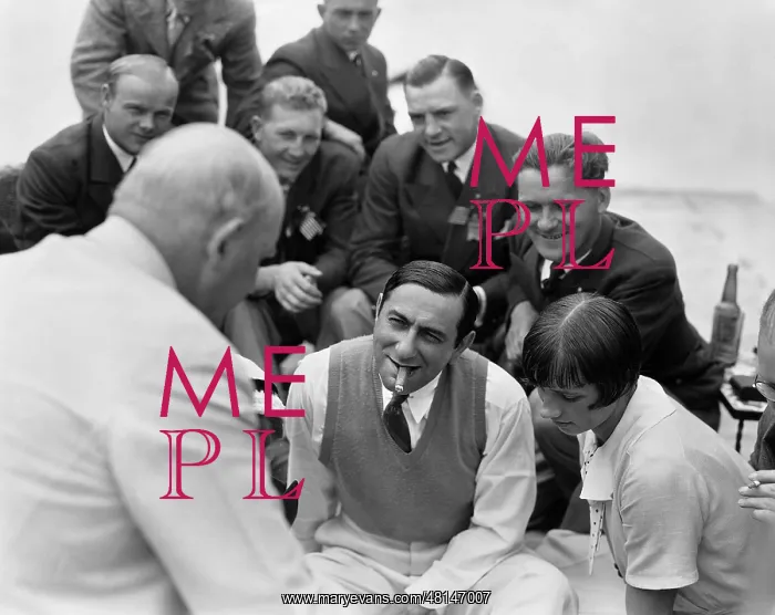: Ernst Lubitsch with German Olympic participants, 1932 : Ernst Lubitsch with German Olympic participants, 1932