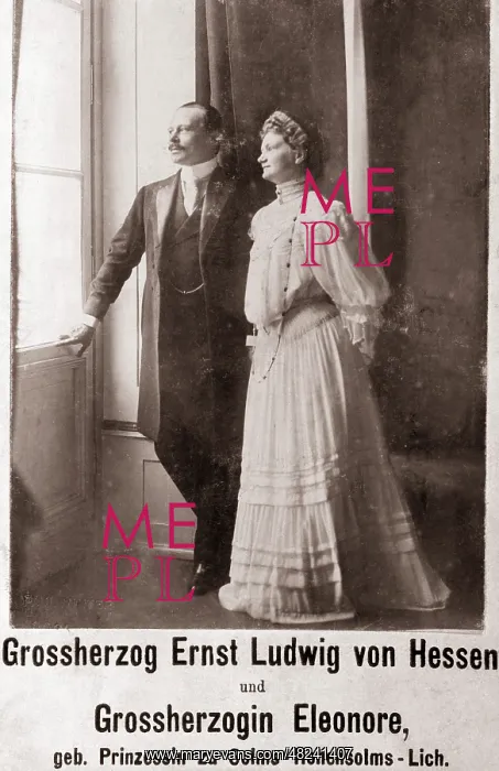 : Ernst-Ludwig und Ehefrau Eleonore 1905 : Ernst-Ludwig und Ehefrau Eleonore 1905