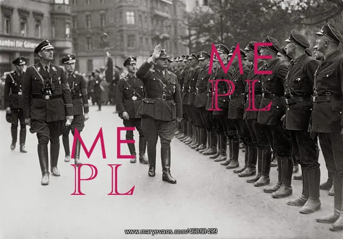 : Ernst Rohm and Heinrich Himmler in Berlin : Ernst Rohm and Heinrich Himmler in Berlin