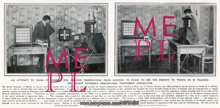 : Ernst Ruhmer's Visual Communication 1909 : Ernst Ruhmer's Visual Communication 1909
