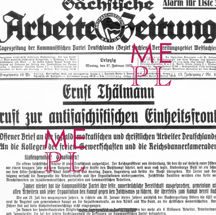 : Call of Ernst Thaelmann for the Antifascist Unity Front : Call of Ernst Thaelmann for the Antifascist Unity Front