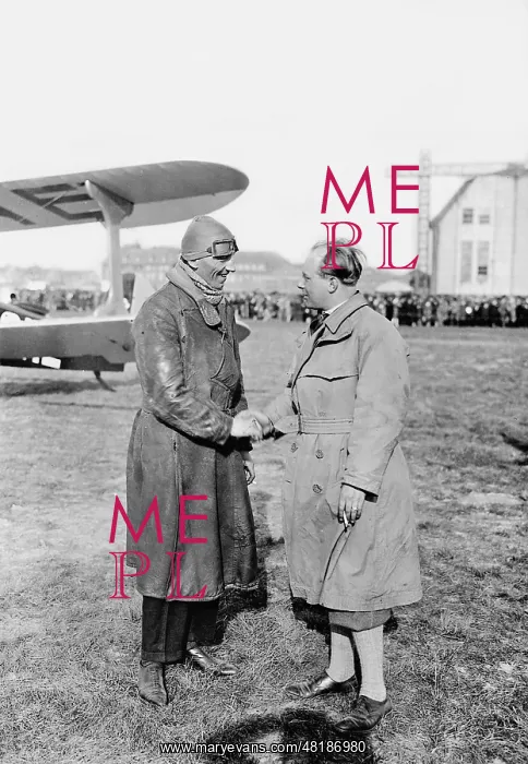 : Ernst Udet during an air show, 1926 : Ernst Udet during an air show, 1926