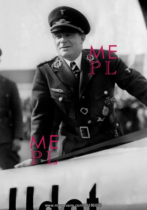 : Ernst Udet with his glider, 1936 : Ernst Udet with his glider, 1936