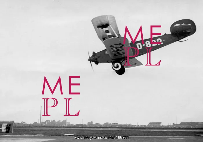 : Ernst Udet landing, 1932 : Ernst Udet landing, 1932