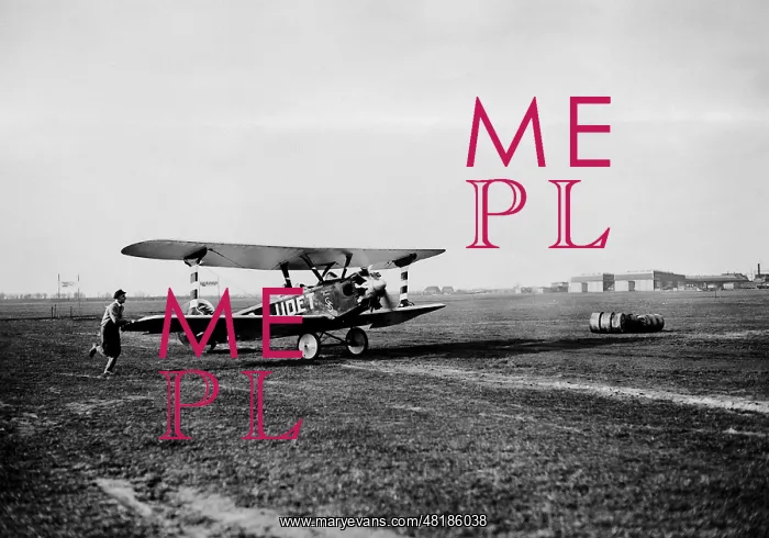 : Ernst Udet at take off, 1928 : Ernst Udet at take off, 1928