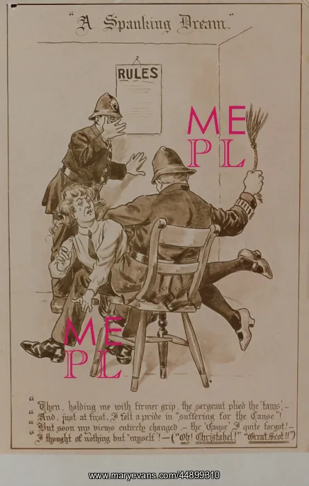 : Erotic Suffragette Spanking Dream : Erotic Suffragette Spanking Dream